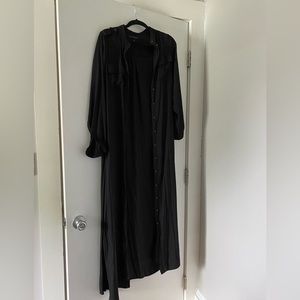 Banana Republic Button Down Maxi Dress/ Duster Cardigan